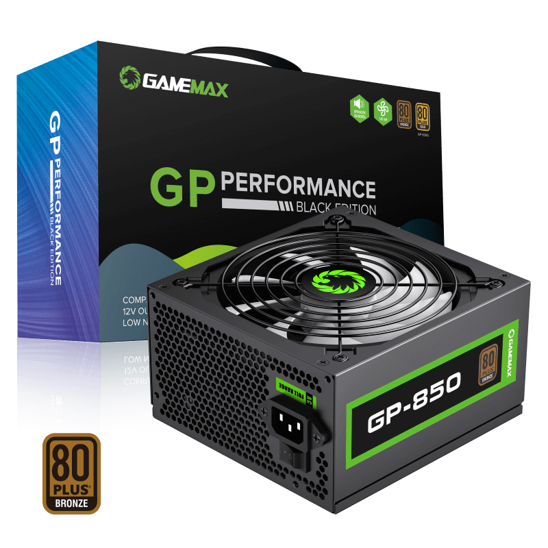 GameMax GP-850 850W 80 Plus Bronze Power Supply GameMax GP-850 850W 80 Plus Bronze Power Supply